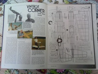 Piani aeromodellisti di Norped Maxi Quark & Handley Pagina E mag Nov 1994