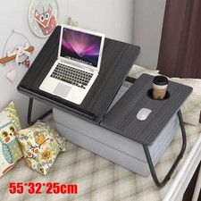 Folding Laptop Bed Table Sofa Breakfast Tray Portable Computer Lap Desk Stand~