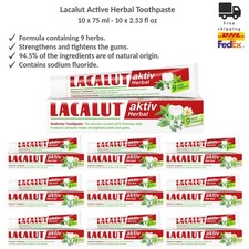 Lacalut Aktiv Herbal Toothpaste Strengthen Gu...
