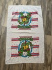 Vintage 1989 Teenage Mutant Ninja Turtles Bath Beach Towel TMNT Made in USA