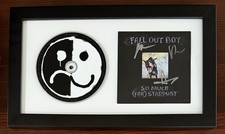 FRAMED SIGNED FALL OUT BOY SO MUCH STARDUST AUTO ALBUM CARD & CD BAS Beckett COA