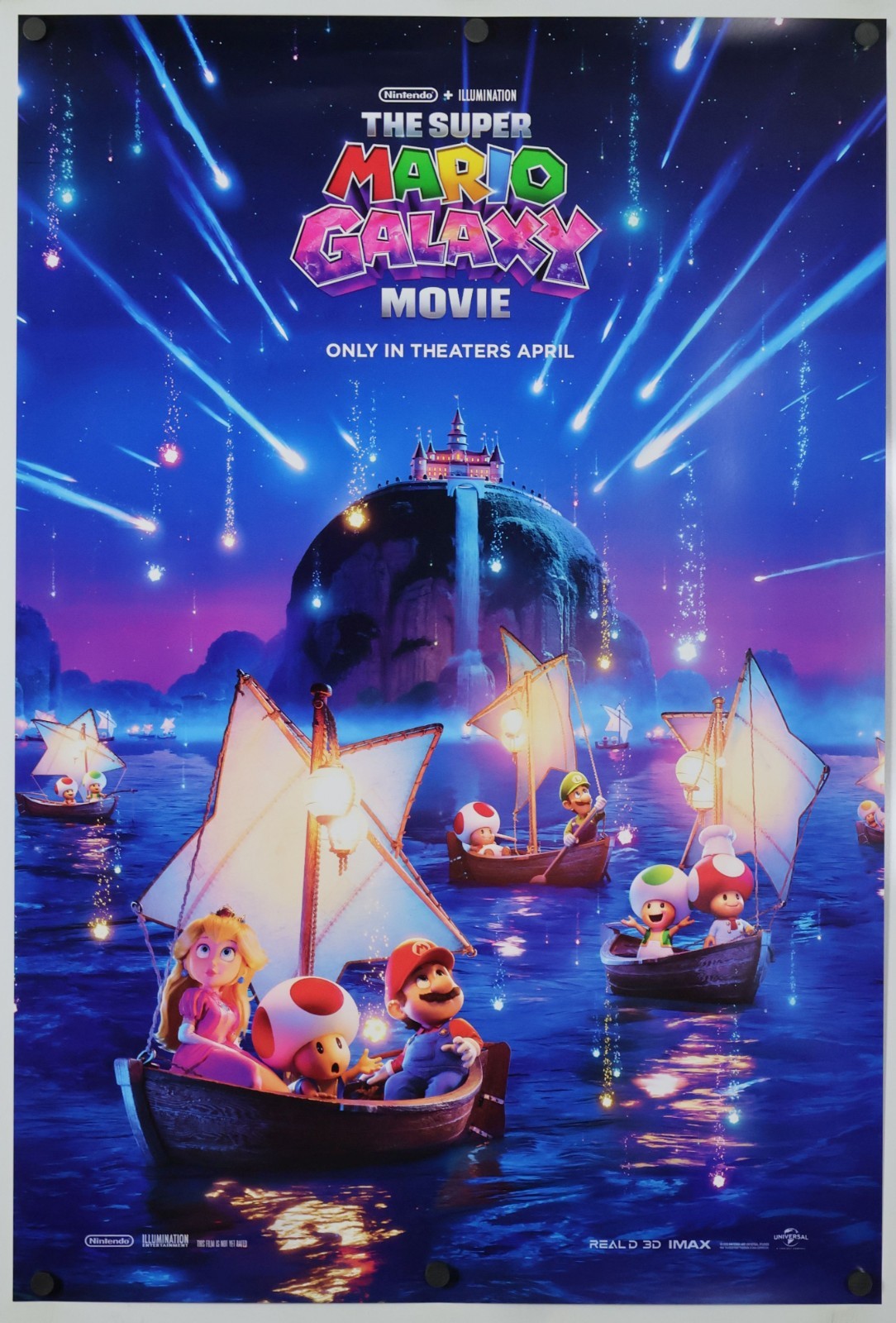 Super Mario Galaxy Movie Bros original DS movie poster D/S