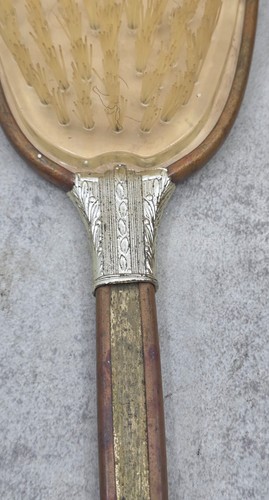 Antik Viktorianischer Stil Messing 2 Stück Bürstengarnitur Verzierte Details Art Deco Waschtisch - Bild 5 von 19