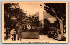 Vtg Postcard Affreville Monument Aux Morts Khemis Miliana Algeria Unposted