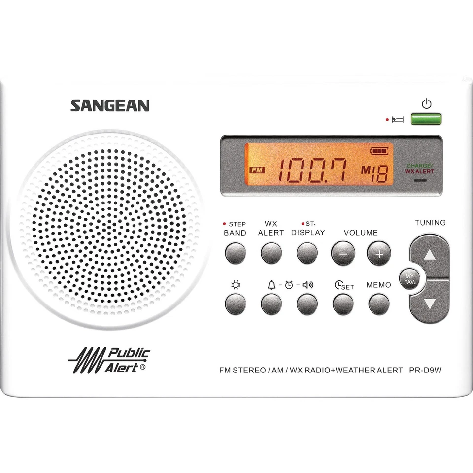 Sangean PR-D9W Am/fm Digital Radio W/ Weather Perp Band (prd9w) - Image 2 of 2