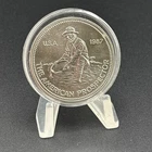 A 1987 Engelhard 1oz Silver American Prospector Round. Vintage!!!