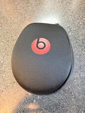 Beats By Dre Hard Shell Zip Carrying Black Red Case ONLY 01