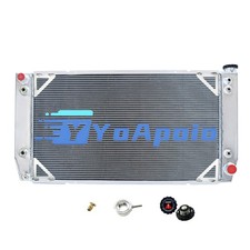 4 Row Aluminum Radiator 1988-2000 Chevy GMC CK 1500 2500 3500 Suburban 7.4L 34"W