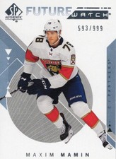 2018-19 SP Authentic Future Watch 593/999 Maxim Mamin #152