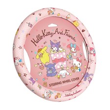Hello Kitty And Friends Steering Wheel Cover Universal Fit 15 Pink Bakery