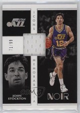 2019-20 Panini Noir Icons Memorabilia 71/99 John Stockton #IM-JSK HOF 04cw