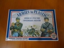 Armies in Plastic American Civil War 20 Confederate Infantry Soldiers Sealed 