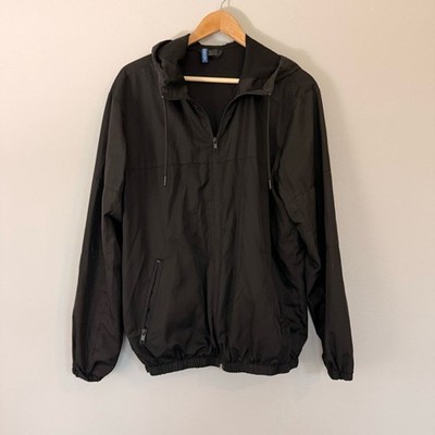 H&M Divided Black Windbreaker Jacket