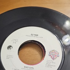 ZZ Top Warner Bros. 7" 45 RPM Vinyl Single 7-29272 Bad Girl / Legs 1983