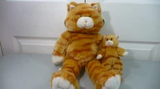 Build A Bear Orange Tabby Cat Kitty With Baby Tabby Kitten