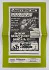 GOKE BODY SNATCHER PIT Pressbook 70s 4Pg Comp. 11x17 Horror Movie Poster 28768 — photo 3