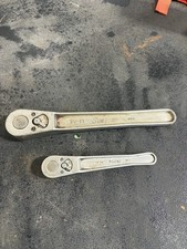 Vintage Snap-on Fv71m Mv71 38 14 Drive 2 Piece Ratchet Set Usa Pics 