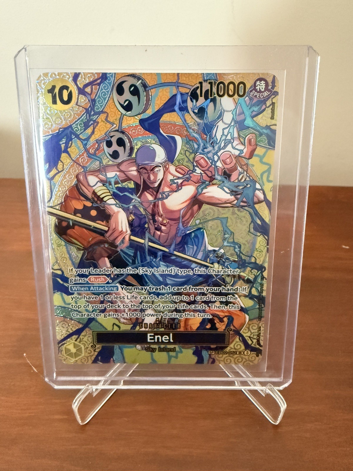 One Piece TCG English OP15 Enel (SP) EB02-052 Adventure On Kami’s Island