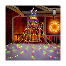 BlcTec Outdoor Christmas Decorations 317 LEDs Christmas Lights with 9 Strands...