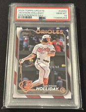 2024 Topps Update Jackson Holliday Independence Day Rookie #d 76/76 PSA 10 RC