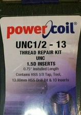 1/2"-13 UNC PowerCoil Thread Repair Kit