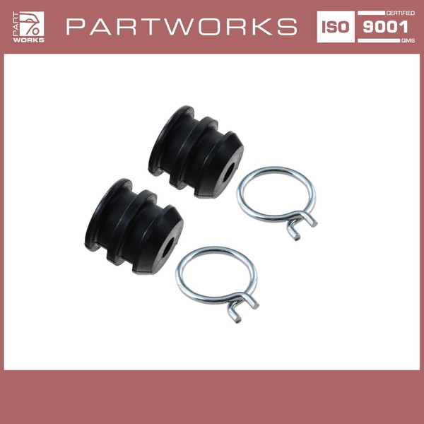 2X GummitüLlen Bremsleitung FüR Porsche 356 B C 911 912 930 914 + Klemmen-image