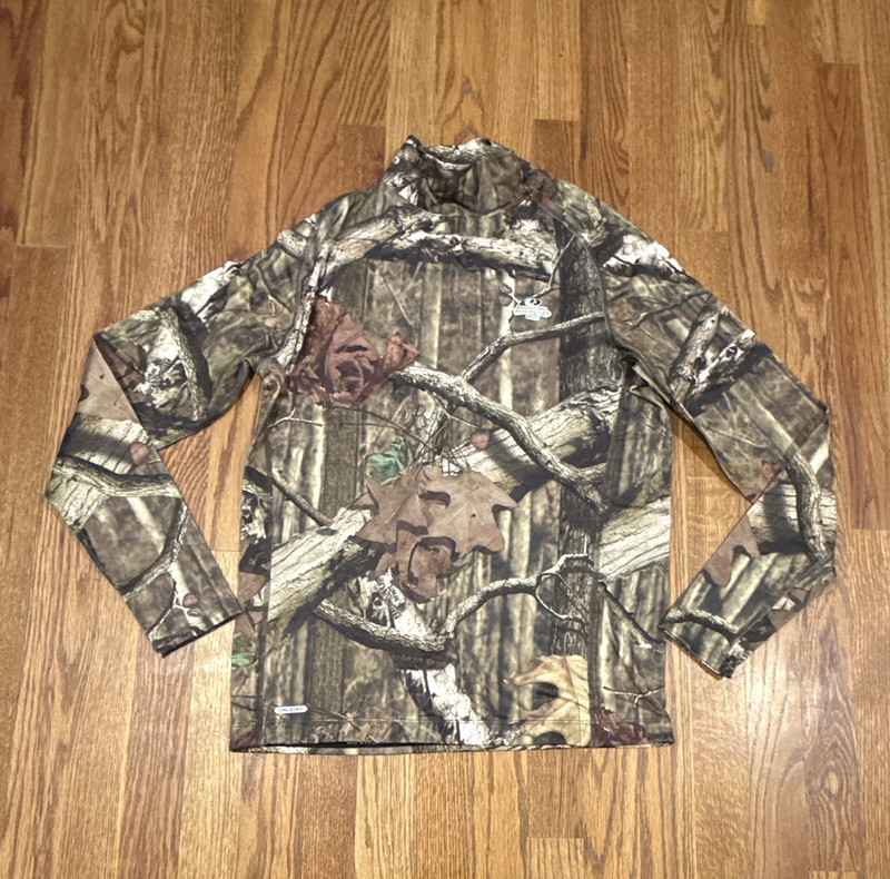 Starter Men’s L Camo Long Sleeve Thermal/Insulated T-Shirt Multicolor