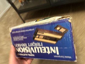 Mattel Intellivision system console system in box w/ 3 CIB video games UNTESTED