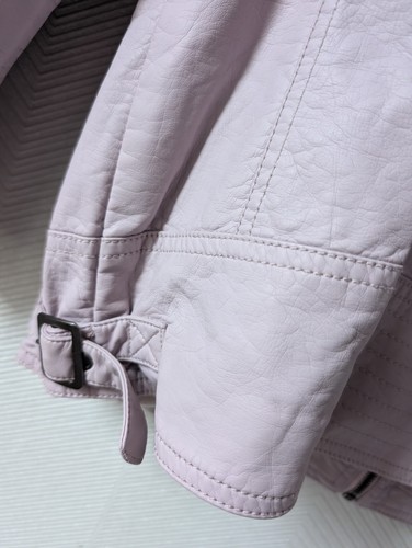 Street One Lederjacke Kunstleder rosa Gr.42/44 - Bild 5 von 7