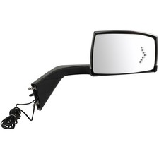 Passenger Side Small Hood Mirror Replacement Fit 2004-2018 VNL Manual Adjusted