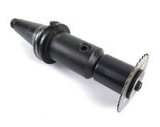 Command C4E4-0750 CAT40 Tool Holder + Sierra American 1" Slitting Saw Holder