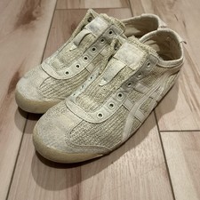 Onitsuka Tiger Woven Mexico 66 Sneakers Women  s Sz 6.5 - Off-White