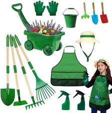 Children's gardening tool set, 15-piece children's stroller set.