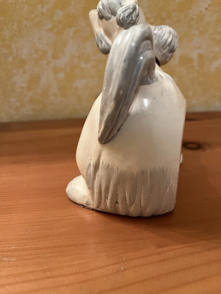 Figura de colección 1974 Dennis the Menace RUFF the Dog yeso/tiza hecha a mano Japón Foto 4 de 4