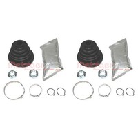 2X Metzger Achsmanschetten Satz Radseitig Hinten Passend FüR Audi 100 200 80 90