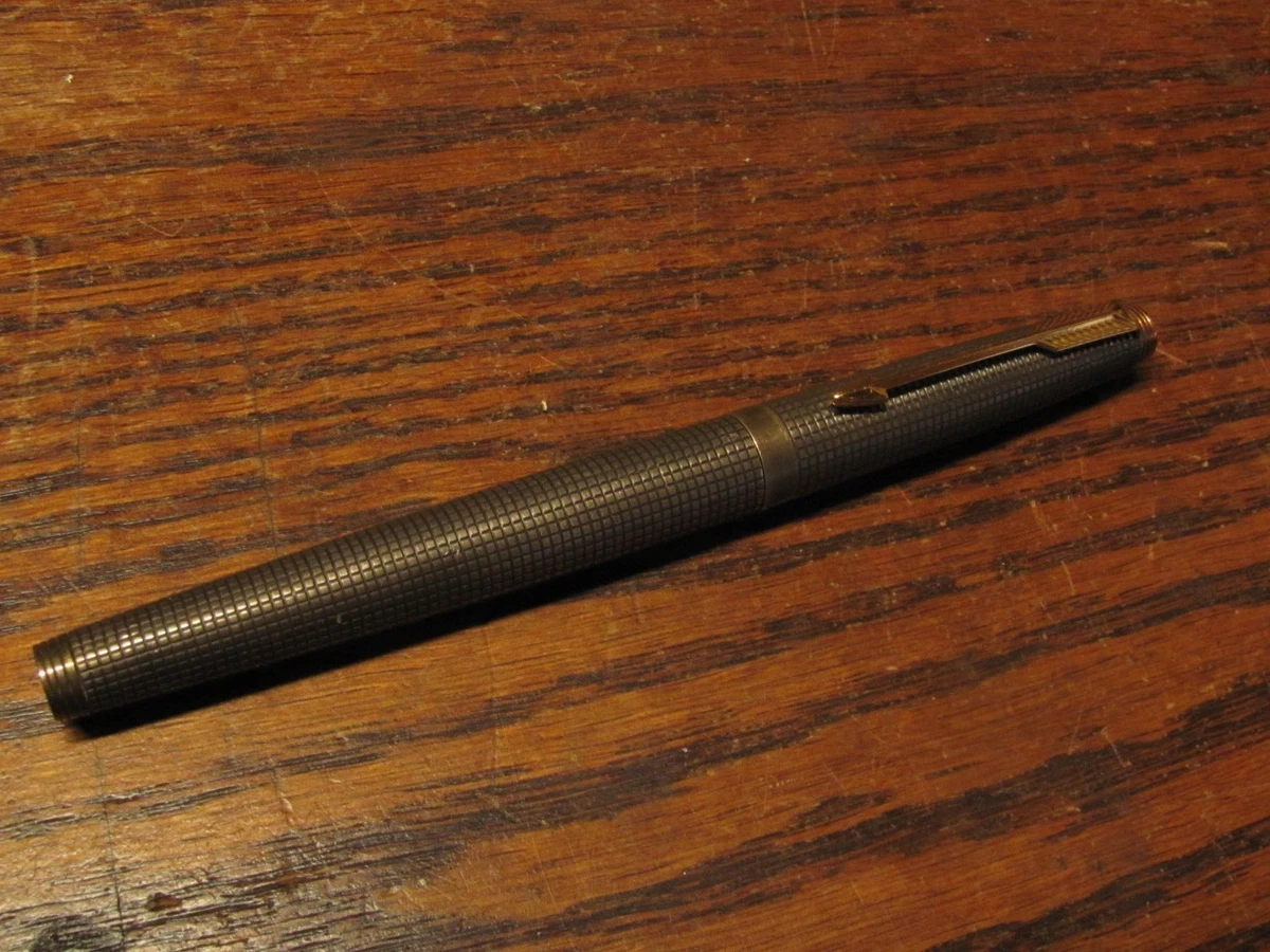 Parker Gold, 14K Nib Sterling Silver Collectible Fountain Pens for