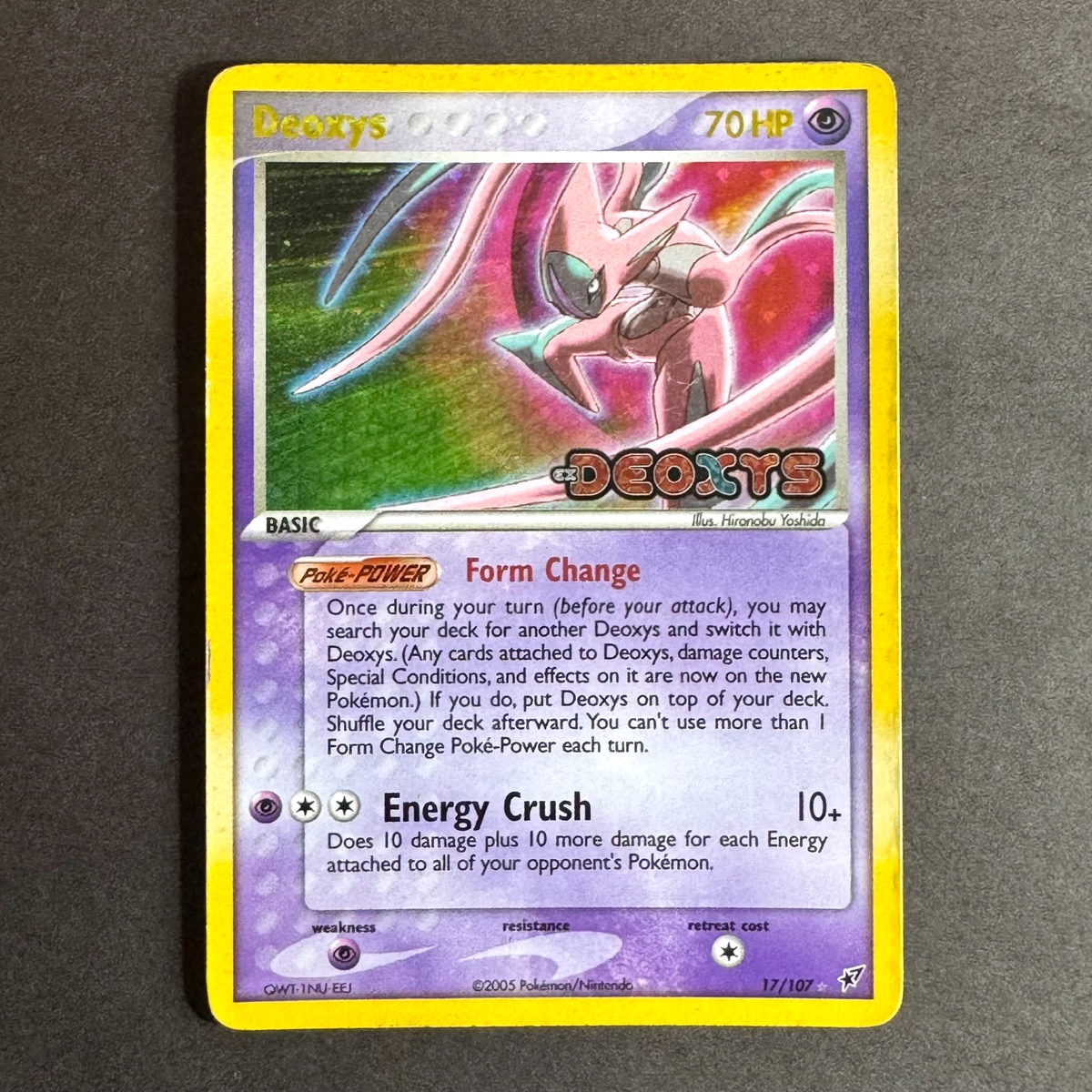 Pokemon TCG - EX Deoxys - Rare - Reverse Holo (Stamped) - Deoxys