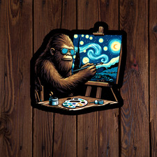 Bigfoot sticker vinyl decal yeti sasquatch laptop scrapbook cryptid art