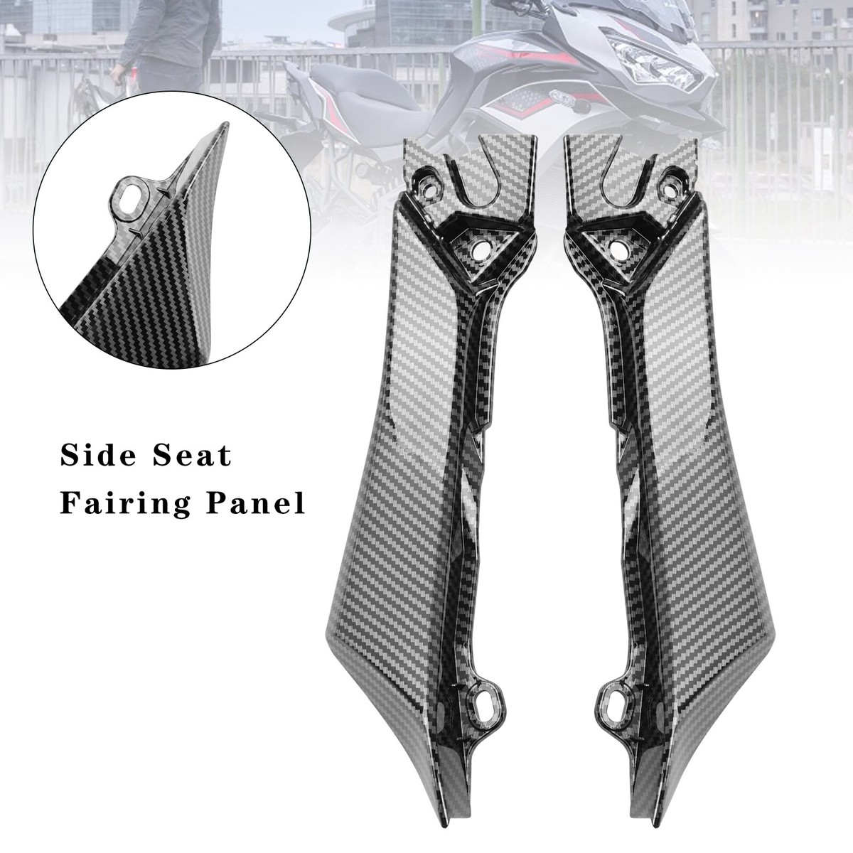Side Seat Fairing Panel Cowl For Kawasaki Versys 650 KLE650