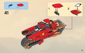 LEGO NINJAGO PARTS FOR SET # 9441 KAI'S BLADE CYCLE