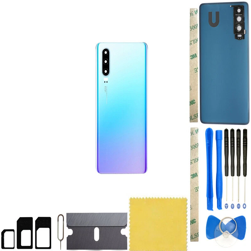 Cubierta de batería de vidrio para puerta trasera Huawei P30 ELE-L29 ELE-L09 L04 Foto 4 de 4