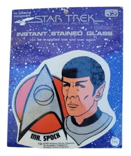 Leonard Nimoy Star Trek Removable Sticker 1979 Mr Spock Live Long & Prosper M12
