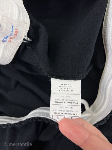 Champion Shorts Youth Large Black Elastic Waist 100% Cotton Basketball Gym Wear - Picture 4 of 15