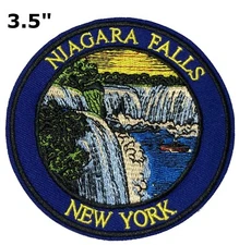 NIAGARA FALLS National Park Patch Iron-On Embroidered Applique Nature Badge gift