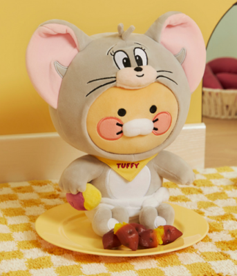 New Kakao Friends X Tom & Jerry Plush Doll TUFFY Choonsik EXPRESS