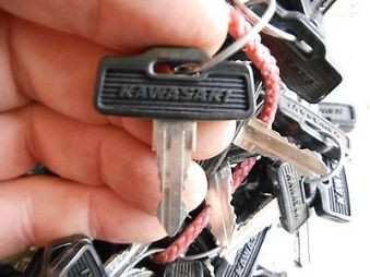 Vintage Kawasaki OEM Factory Pre Cut Motorcycle Key # 193 | eBay