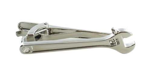 Fermacravatta chiave argento Michelsons of London - Foto 1 di 4