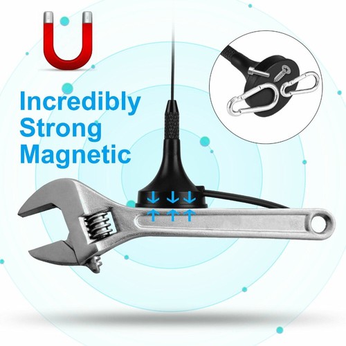 Magnetic Base Indoor Digital Radio FM Antenna AM HD F Type Stereo Receiver LOT - Picture 4 of 12
