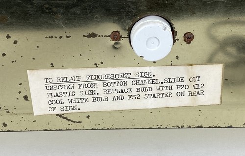 Vintage Schaefer Bier Leuchtschild 24" Hängeleuchte - Männerhöhle Sammlerstück - Bild 16 von 21