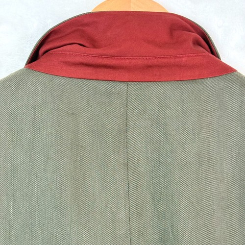 John Varvatos Leinen Woodward Military Blazer Jacke Herren 46 US 34-36 Olivgrün - Bild 7 von 12